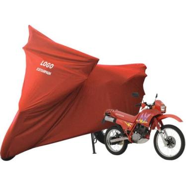 Imagem de Capa De Moto Honda NX 150 De Luxo Não Risca Pintura - Mz, Vermelha