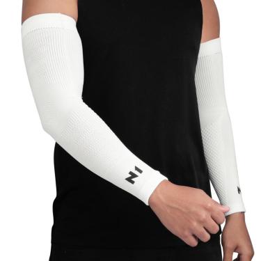 Imagem de Manguito Volei Spry N1 Sport Brac Profissional Oficial VOLEI BRASIL Par Branco-M