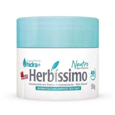 Imagem de Desodorante em Creme Neutro 55g - Herbíssimo