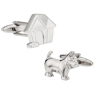Imagem de Abotoaduras de cachorro e cachorro com caixa de apresentação Cuff-Daddy
