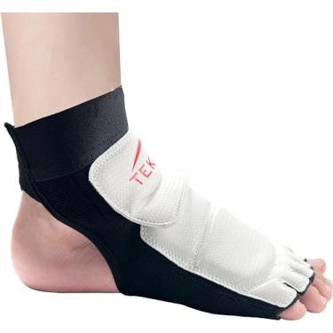 Imagem de Victorbudo USA Taekwondo Protetor de pé Equipamento para Sparring MMA Treinamento Competição Kickboxing Karatê Boxe Artes Marciais Kung Fu Saco de Punch TEKA (Par) (G)