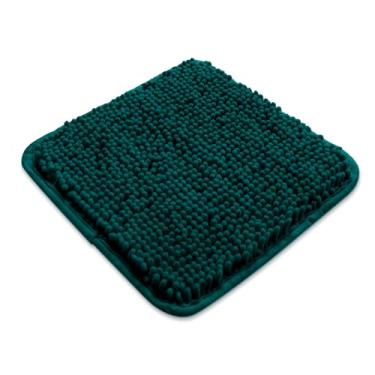 Imagem de Yeaban Tapetes de banheiro pequenos 30,5 x 30,5 cm – Tapetes de banho de chenille grossos | Tapete de banho absorvente e lavável, antiderrapante, tapetes macios e macios para banheiro, chuveiro, pia