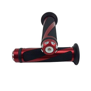 Imagem de OKSTNO Universal guidão de gel de borracha para guidão de guidão para guidão de guidão de barra de 7/8"OKSTNO vermelho OK-SB-7