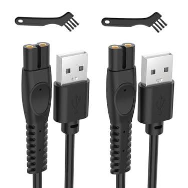 Imagem de Cabo carregador de 5 V compatível com Philips One Blade QP2724 cabo de carregamento para Phillips Norelco Oneblade 360, QP1924, QP2834, MG5910, barbeador 3600, 3900, cabo de alimentação para aparador