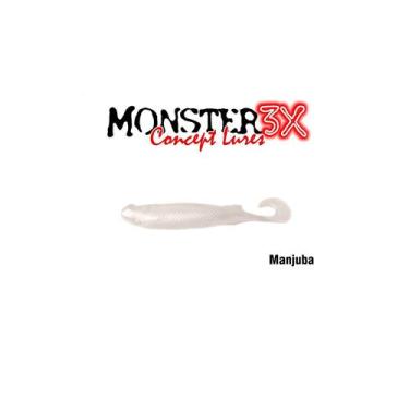 Imagem de Isca Artificial Soft Bass Monster 3X E-Shad (9cm) 5 Unidades - Várias 