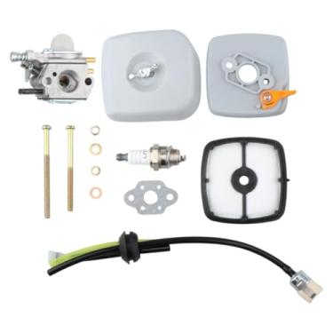 Imagem de QccHieUs Carburador para TRIMER Tampa de filtro de reposição resistente Air Base Base Base String TRIMMER para 12520013314 SRM2100 SRM2100SB