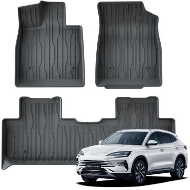 Imagem de Tapete automotivo bandeja de borracha para BYD Song Plus Conjunto com 3 peças Ekap