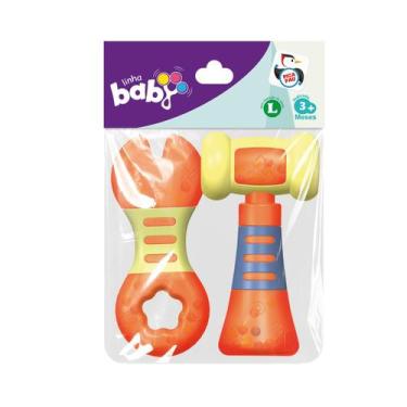 Imagem de Chocalho e Mordedor para Bebês acima de 3 meses - Pica Pau