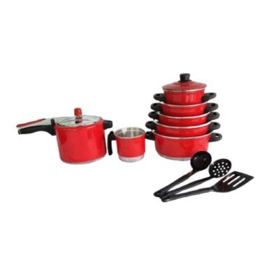 Imagem de Jogo de Panela 5 pçs   fervedor nº 12   Panela de Pressão 4,5 litros V