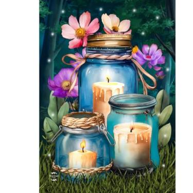 Imagem de Briarwood Lane Bandeira de jardim Be a Light Jars