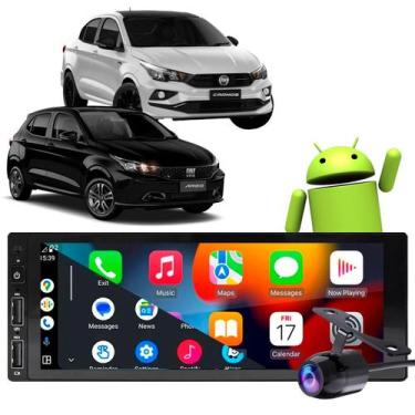 Imagem de Multimídia Argo Cronos 2017-2022 Mp3 Carplay 1 Din 2-32Gb - E-Carplay