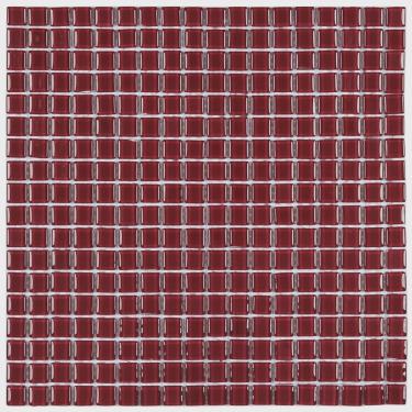 Imagem de Pastilha de Vidro Cristal 30x30cm 1,5x1,5 Vinho Real