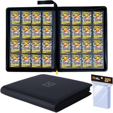 Imagem de X PRO 1000 Card Binder | 16 Pocket Card Binder | Comes with 200 Card Sleeves | Compatible with TCG, Sports, MTG & More - Ringless Trading Card Binder | Card Binder 1000 Pockets | TCG Binder