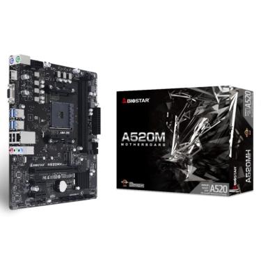 Imagem de Placa Mãe Biostar A520Mh Chipset A520 Amd Am4 Matx Ddr4 3.0