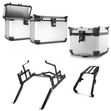 Imagem de Kit completo baús 35/33 litros super adventure yamaha xt 660r 2005/09,