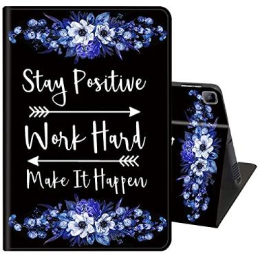 Imagem de Capa fina para Samsung Galaxy Tab A7 Lite 2021 com suporte ajustável com capa inteligente despertar/hibernar automática para Samsung Tab A7 Lite 22.1 cm (SM-T220/T225/T227) – Mantenha o trabalho