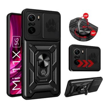 Imagem de Capa Capinha Case Armor Anti Choque Ring Luxo Para Xiaomi 11x (Tela 6,67) + Anel Giratório + Proteção De Câmera - Proteção Militar