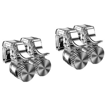 Imagem de Housoutil 2 pares de gatilho de controle de jogo para celular, joystick de jogos para celular, joysticks de gamepad, jogo de tiro para controle e acessórios de gamepad