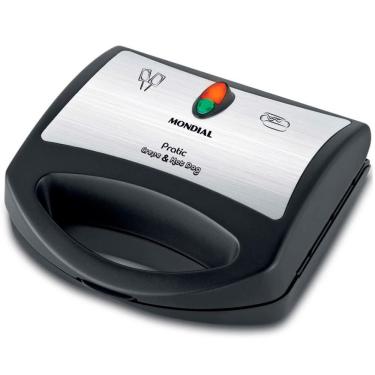 Imagem de Crepeira Pratic Crepe E Hot Dog 850w Mondial Preto 220v