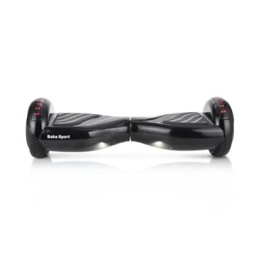 Imagem de Hoverboard D43 Preto Alcance 10km Caixa de Som Bluetooth Capacidade 100kg