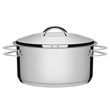 Imagem de Caçarola Rasa Tramontina Solar Inox 28cm Inox