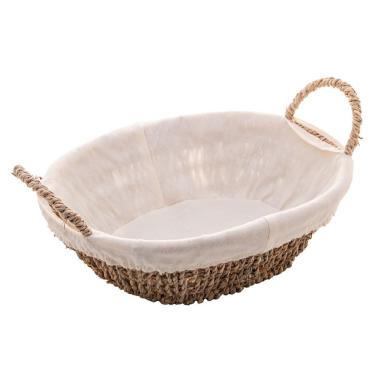 Imagem de Cesta Oval De Sisal Com Forro - Wolff