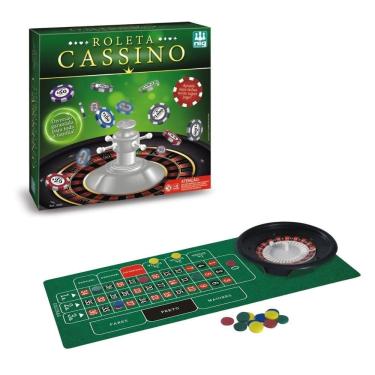 Imagem de Jogo Roleta Cassino Com Tabuleiro E Fichas
