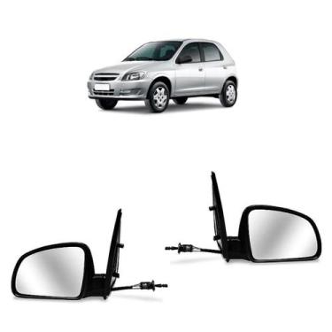 Imagem de Retrovisor Celta Prisma 2007 2008 2009 2010 2011 2012 2/4 Portas com C