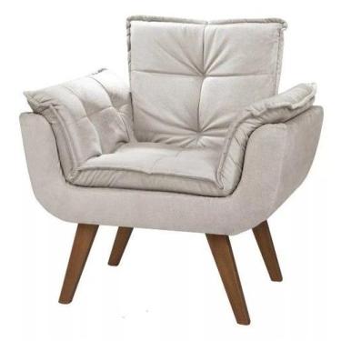 Imagem de Poltrona Opala Azul Bege - DSALA