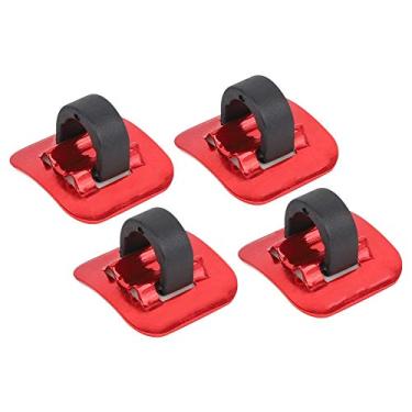 Imagem de Grcfumo 1 pc c fivela, bicicleta de bicicleta, latacc 4 pcs Bike Bike Cable Tubo Guia do shifter Adaptador de bicicleta Frame C fivela (Red)