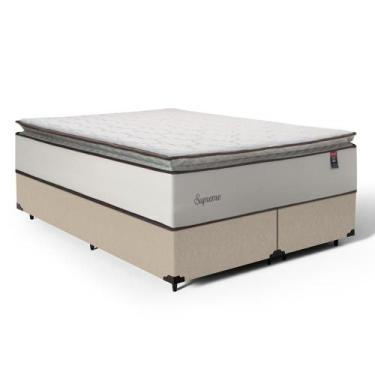 Imagem de Cama Box com Colchão de Molas Ensacadas Pillow Top Supreme Lux Queen 1