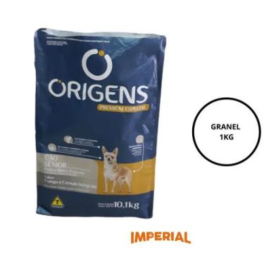 Imagem de Ração Origens Super Premium para Cães Sênior Porte Pequeno 1kg ( A GRA