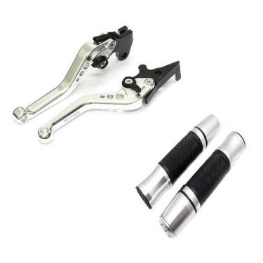 Imagem de Kit Manete Esportivo Manopla Fechada Jupiter Fazer 125 150 UBS - Stark