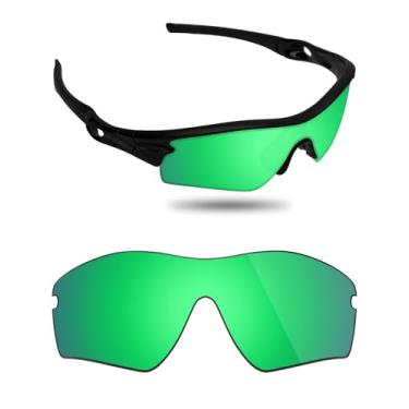 Imagem de Lentes de substituição Fiskr para óculos de sol Oakley Radar Path – Várias cores, Emerald Green - Anti4s Mirror Polarized, Medium
