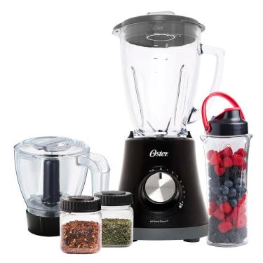 Imagem de Kit Super Chef Preto - Liquidificador e Acessórios