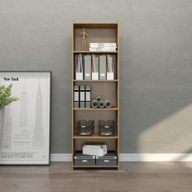 Imagem de Estante Livreiro MDP 57x183x30cm Carvalho 0700 - Due Lare