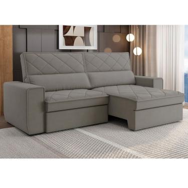 Imagem de Estofado Retratil E Reclinável 3 Lugares 207cm Viena Bege