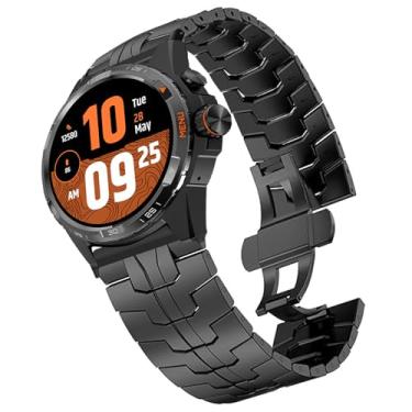 Imagem de Compatível com pulseiras TicWatch Atlas, pulseira de metal de aço inoxidável de 20 mm, 22 mm e 24 mm com fecho dobrável compatível com Ticwatch Atlas, Pro 5 Enduro, Pro 5, Pro 3 Ultra BT/LTE, versão