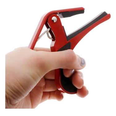 Imagem de Braçadeira Capotraste Para Violão E Guitarra Vermelho Waver