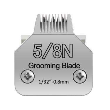 Imagem de Lâminas de reposição para tosadores de animais de estimação 5,8N 0,8 mm 1/81.3 cm, lâmina removível compatível com cortadores de cachorro andis/wahl/Oster