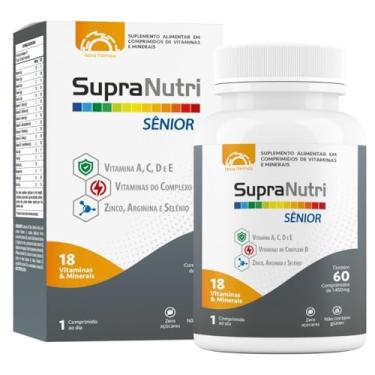 Imagem de Suplemento SupraNutri Sênior, Vitaminas complexo B, Cálcio, Ferro, Magnésio 60 Cápsulas