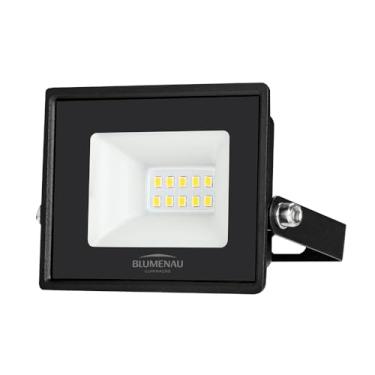 Imagem de Refletor Blumenau Led Tech Pro 10W Preto Bivolt IP66 6500K Luz Branca