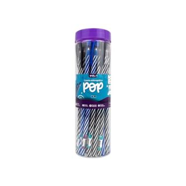 Imagem de Onda Pro Caneta Esferografica Pop 0.7 mm Azul e Preta Pote 24 Undidades
