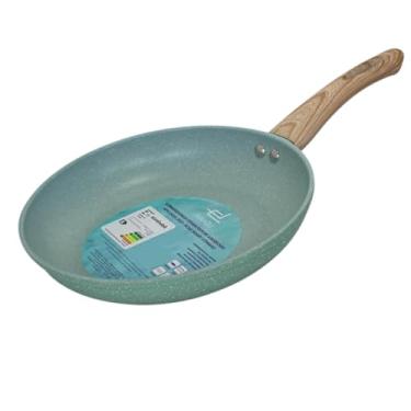 Imagem de Frigideira Antiaderente Cerâmica 24cm Fogão a Gás/Indução Frita Sem Usar Óleo (Verde)