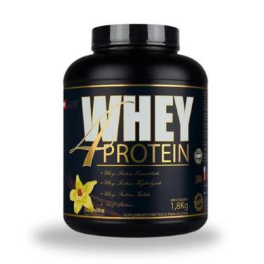 Imagem de Whey Protein 4W 1,8kg Concentrado Isolado Hidrolisado e Beef Protein P