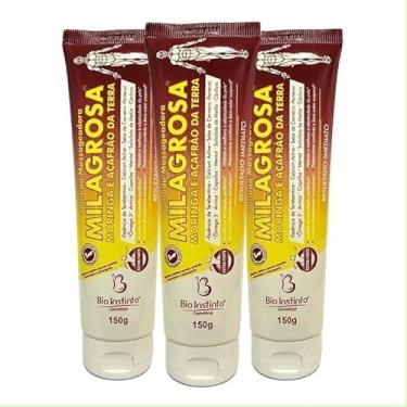 Imagem de Pomada Milagrosa, Kit com 3 Unidades, 150g cada, para Massagem e Alívio de Dores