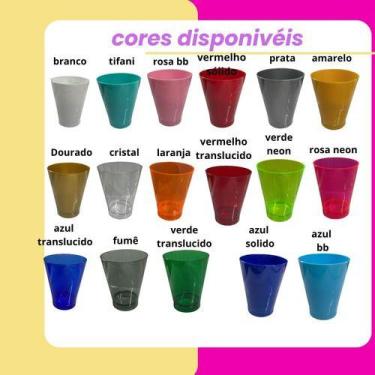 Imagem de Copo Rubizinho 200ml Acrílico - 25 Unidades - Papermix, Geral