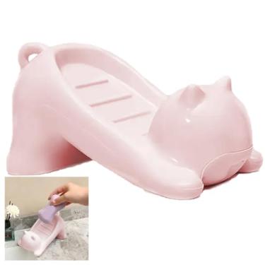 Imagem de Saboneteira Porta Sabonete Gatinho Gato Lavabo Banheiro Pia Mesa Bancada Box Enfeite Divertido Decoraçao