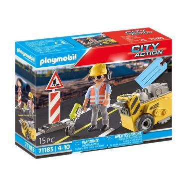 Imagem de Playmobil - Set Trabalhador Da Construção - City Action - 71185