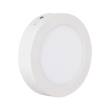 Imagem de Luminaria led sobrepor redonda slim 18w 6000k kian